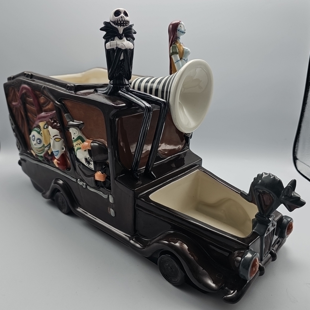 Nightmare Before Christmas Hearse Car Server Dish Chip Dip Bowl Jack Skellington